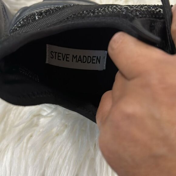 STEVE MADDEN RHINESTONES SNEAKERS SIZE 8.5 - Picture 6 of 8